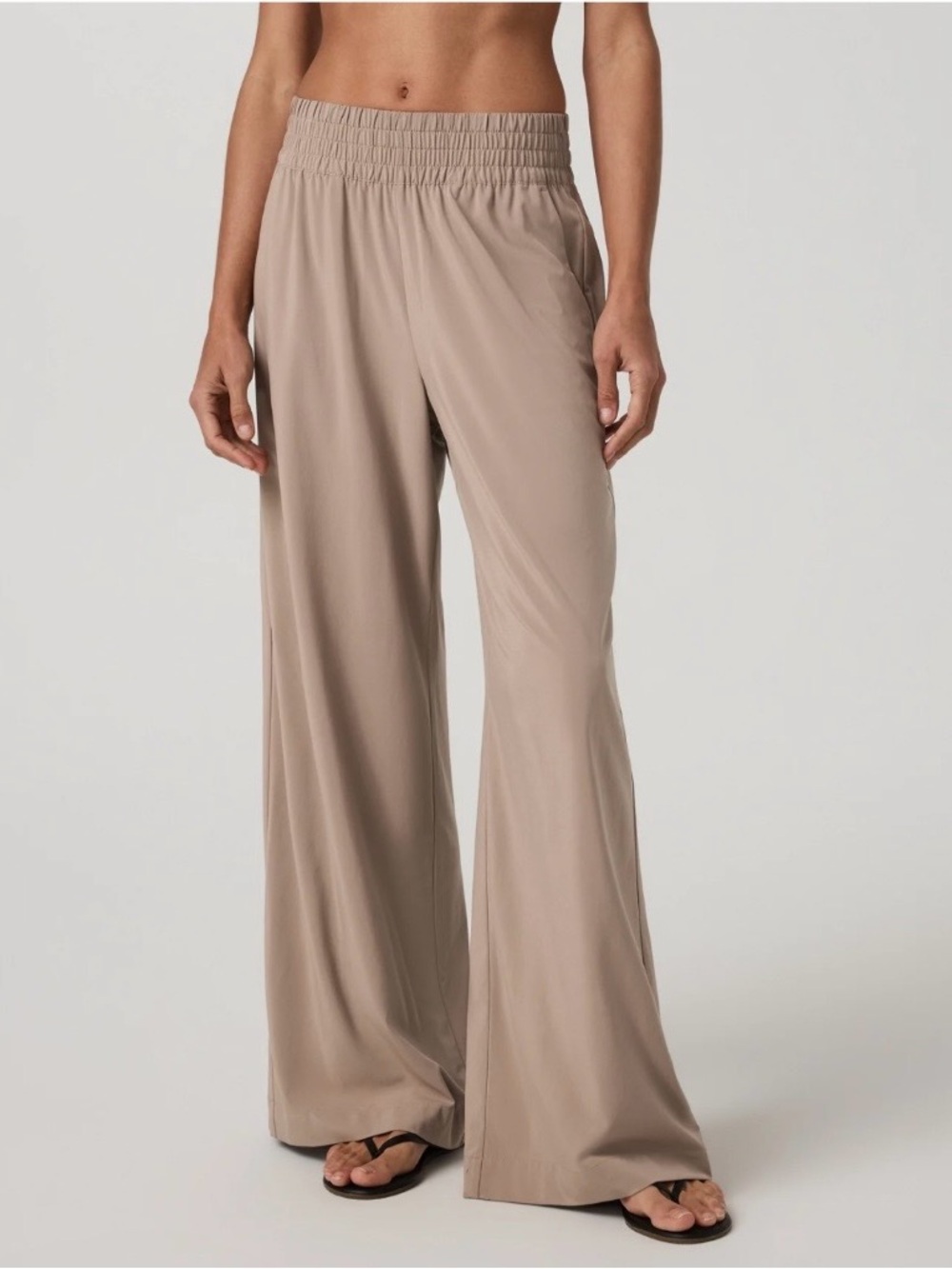 Vuori Villa Wide Leg Pants Sorrel Brown